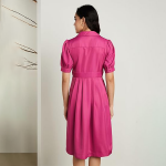 Symbol Premium Women's Fit & Flare Wrap Dress pink