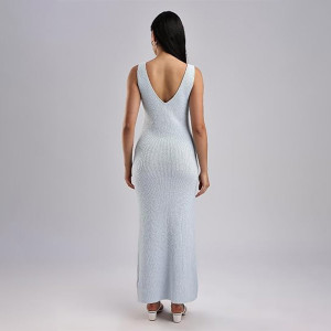 Calvin Klein Jeans Polyester v-Neck Maxi Dresses ,plein air