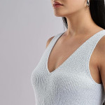 Calvin Klein Jeans Polyester v-Neck Maxi Dresses ,plein air